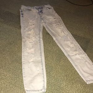 Light blue ripped denim KanCan jeans size 26